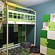 Заказать Кровать чердак на заказ. Bambini Letto. Эко мебель на заказ. Ярмарка Мастеров. . Мебель для детской Фото №3