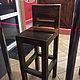 Барный стул из массива сосны для баров и кофе ЛОФТ. Стулья. У Лукоморья. Интернет-магазин Ярмарка Мастеров.  Фото №2