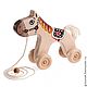 Wooden horse the cart. Rolling Toys. Shop Grizunok teether. Online shopping on My Livemaster.  Фото №2