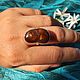 Кольцо с мексиканским огненным агатом. Кольца. Karma-jewelry. Ярмарка Мастеров.  Фото №5