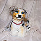 Order puppy Australian shepherd. Dilara. Livemaster. . Stuffed Toys Фото №3