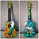Заказать Укулеле (сопрано) гавайская гитара. Guitar & Ukulele art Studio. Ярмарка Мастеров. . Укулеле (гавайская гитара) Фото №3