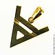 Velez's symbol of 25 mm. gold. Amulet. Yuvelirnaya masterskaya BROKKA (Dommagii). Интернет-магазин Ярмарка Мастеров.  Фото №2
