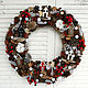 Christmas wreath 'Bright' 48 cm. Wreaths. Zuli. My Livemaster. Фото №6