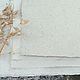 Oatmeal paper manual casting. Scrapbooking paper. Handmade paper by Alla Vittenberg. My Livemaster. Фото №4