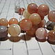 Pink agate of Botswana 12 mm, Beads1, Dolgoprudny,  Фото №1