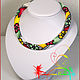 Harness beaded 'colors of the bright summer ', Necklace, Moscow,  Фото №1