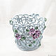 Pots of Violets lilac. Pots1. Elena Zaychenko - Lenzay Ceramics. Online shopping on My Livemaster.  Фото №2