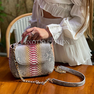 Сумки ручной работы. Ярмарка Мастеров - ручная работа Сумка из кожи питона. Handmade.