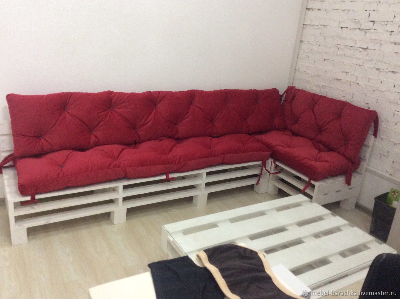 Подушки для дивана из поддонов
