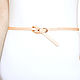 Leather light beige belt. Straps. alexaccessories. My Livemaster. Фото №4