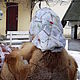 Платок "Зимние ягоды". Платки. Катерина Шерстяная кошка (woollencat). Ярмарка Мастеров.  Фото №6