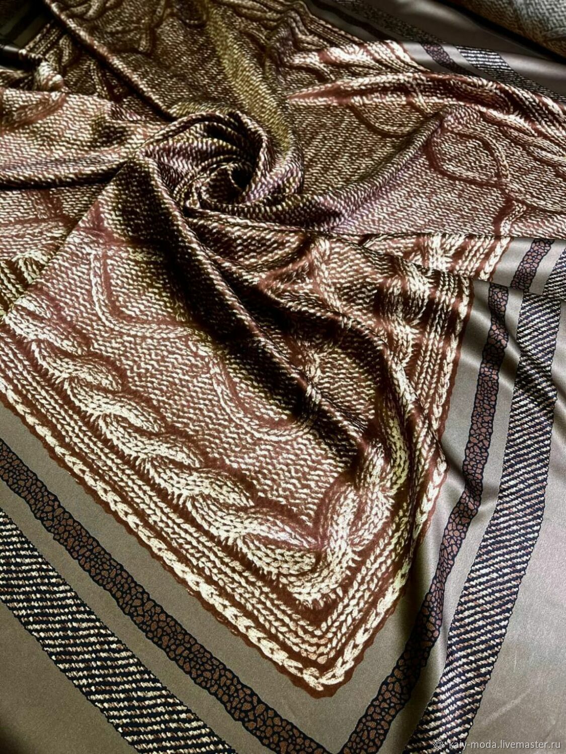 Ткани: Панель шелковая брендовая купить в интернет-магазине Ярмарка ...