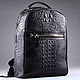 Crocodile Genuine Leather Backpack IMA0598B1, Men\\\'s backpack, Moscow,  Фото №1