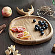 Tablero de roble con cuernos. Cutting Boards. Компания Wood Makers. Ярмарка Мастеров.  Фото №5