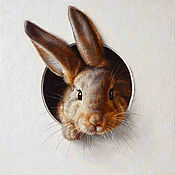 Картины и панно handmade. Livemaster - original item Pictures: Rabbit (3 variants). Handmade.
