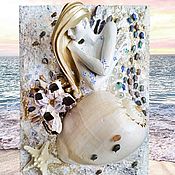 Картины и панно handmade. Livemaster - original item Sculpture painting 3d Wall Art Snail Woman in Seashell, Unique Gift. Handmade.