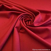 Материалы для творчества handmade. Livemaster - original item Fabric: Wool suit Marzotto wine red. Handmade.