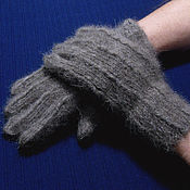 Аксессуары handmade. Livemaster - original item Men`s knitted gloves. Handmade.