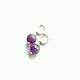 Silver amethyst earrings. Earrings. Jewelry Elena. Online shopping on My Livemaster.  Фото №2