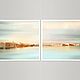 Order Modern Paintings for interior Urban landscape with water Diptych. Rivulet Photography (rivulet). Livemaster. . Pictures Фото №3