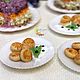 Сырники из полимерной глины. Кукольная еда. Миниатюра. Кукольная еда. Magic_Mini_World. Ярмарка Мастеров.  Фото №6