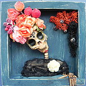 Для дома и интерьера handmade. Livemaster - original item Santa Muerte. suspension on the wall. Handmade.