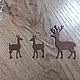 !Cutting for scrapbooking-DEER, deer Family, NEW YEAR, design cards, Scrapbooking cuttings, Mytishchi,  Фото №1