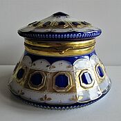 Винтаж handmade. Livemaster - original item 19th Century Large Antique MOSER Glass Casket Austria-Hungary. Handmade.