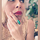 Spring is coming. Cocktail Ring with Amazonite. Vintage ring. Antik Boutique Love. Online shopping on My Livemaster.  Фото №2