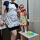 Фартук для девочки 1,5-3 года. Фартуки. Татьяна Ефремова. Ярмарка Мастеров.  Фото №6