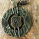 BOHO decoration. Large Boho pendant. Stylish ethnic decoration, Pendant, Voronezh,  Фото №1