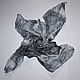 Grey silk handkerchief large 114 cm square thin large batik. Shawls1. Silk scarves gift for Womans. My Livemaster. Фото №5