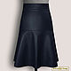 A-line skirt 'Samantha' from straight. leather/suede (any color), Skirts, Podolsk,  Фото №1