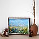 Painting Meadow flowers daisies forget-me-nots oil palette knife. Pictures. Yulia Berseneva ColoredCatsArt. My Livemaster. Фото №5