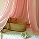 Pink canopy for a bed / Tent in a baby's cradle. Canopy for crib. Mam Decor (  Dmitriy & Irina ). My Livemaster. Фото №5