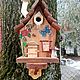 Для маленьких птиц ; Коричневый домик, Фигуры садовые, Мытищи,  Фото №1