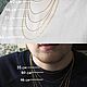Колье с цветком спиреи. Золотой чокер из стали. Колье. Родник украшения | Rodnik jewelry. Ярмарка Мастеров.  Фото №10
