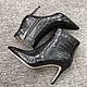 Order Ankle boots, women's crocodile leather, black. SHOES&BAGS. Livemaster. . High Boots Фото №3