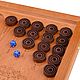 Backgammon leather Kirov 'Python' medium 50. Backgammon and checkers. H-Present more, than a gift!. My Livemaster. Фото №4