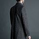 Мужское пальто Честерфилд из темно-серого твида. Верхняя одежда мужская. Ателье-мастерская ГОРД. Ярмарка Мастеров.  Фото №6