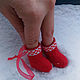 Christmas Souvenirs: red mini boots. Christmas gifts. snezhana-snezhina (snezhanap). My Livemaster. Фото №5