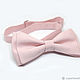 Галстук-бабочка однотонный розовый. Галстуки. Super bow ties. Ярмарка Мастеров.  Фото №4