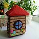 House for the finger theater Teremok house half Decoration, Doll houses, Kemerovo,  Фото №1