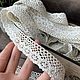 Заказать Вязаное кружево с люрексом, арт. 0034. tkani_makshanova. Ярмарка Мастеров. . Кружево Фото №3