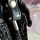 Women's bag crocheted Black pearl. Classic Bag. mata39. Online shopping on My Livemaster.  Фото №2