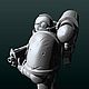 Заказать 3D модель "Космодесантник MK-7, Space Marine". СТАЛЬ И ДИДЖИТАЛ. Ярмарка Мастеров. . Игры Фото №3