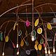 Chandelier made of copper with multicolored stones. Chandeliers. Light Ceramics RUS (svetkeramika). My Livemaster. Фото №4