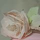 Bisel con rosa y perla. Las flores de seda. Headband. Svetlana Svetlankina. Ярмарка Мастеров.  Фото №6