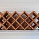 Order Wine shelf 'Sota' for 18 bottles. Color Wood. Livemaster. . Shelves Фото №3
